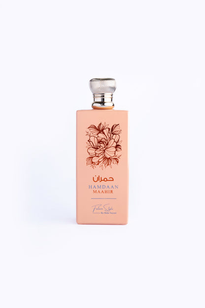 Hamdaan Maahir premium Arabian perfume bottle with intricate design, luxury fragrance by Future Style Perfumes UAE